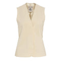 Gilet in misto lana vergine #beige