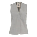 Gilet in misto lana vergine #grigio