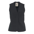 Gilet in misto lana vergine #nero