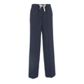 Pantaloni in misto lana vergine #blu