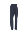 Pantaloni a gamba larga in misto lana vergine #blu