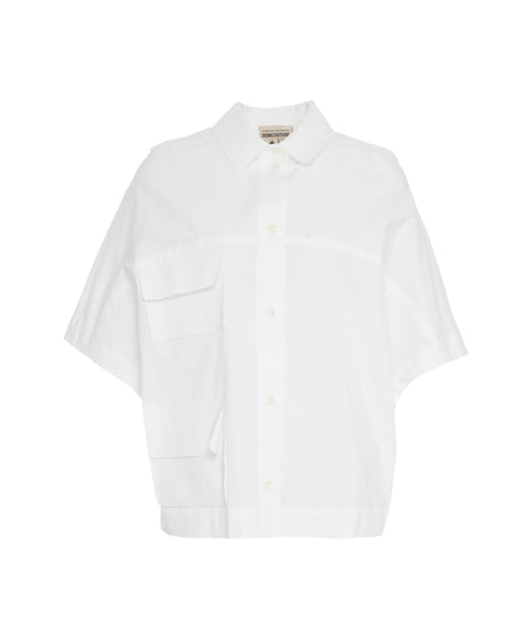 Camicia oversize #bianco