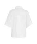 Camicia oversize #bianco