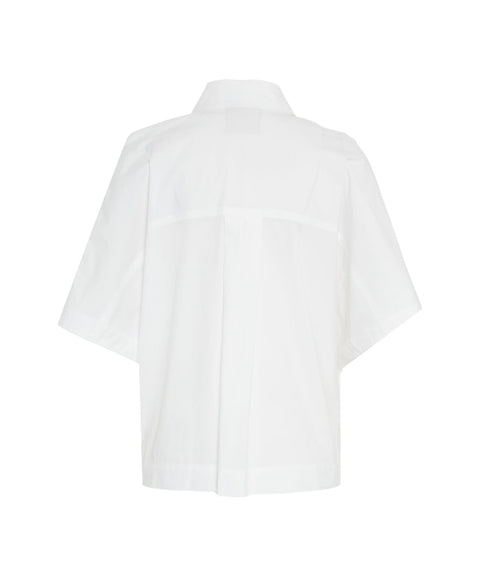 Camicia oversize #bianco