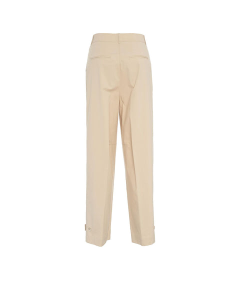 Pantaloni wide leg #beige