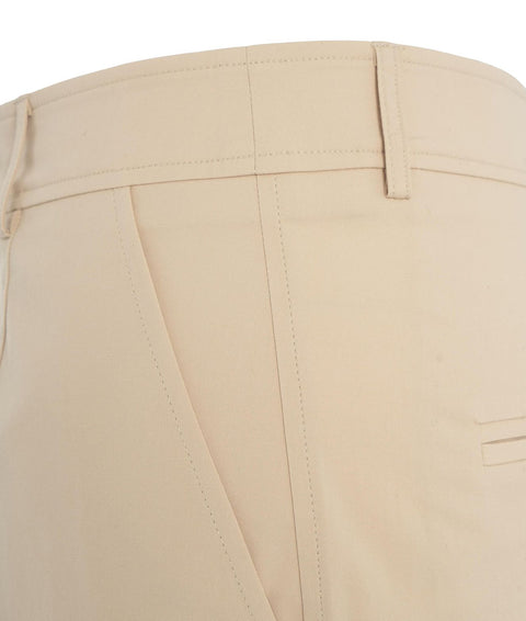 Pantaloni wide leg #beige