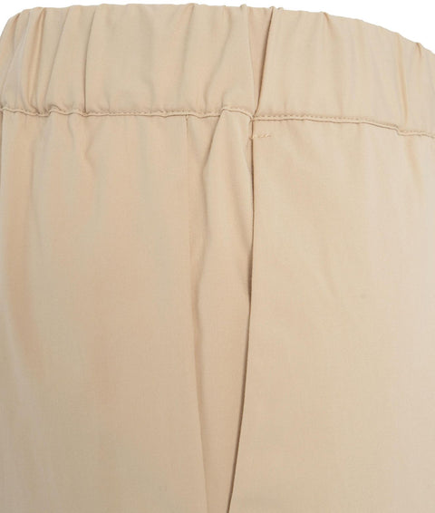 Pantaloni casual con coulisse #beige