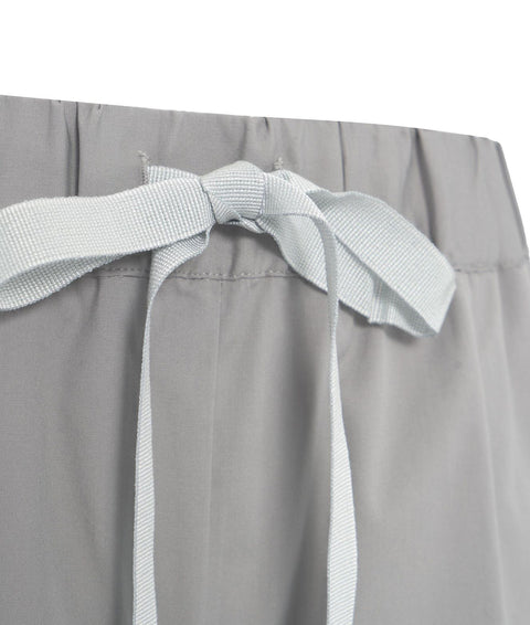 Pantaloni casual con coulisse #grigio