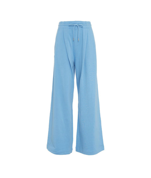 Pantaloni da jogging a gamba larga #blu