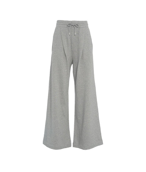 Pantaloni da jogging a gamba larga #grigio