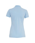 Polo con logo ricamato #blu