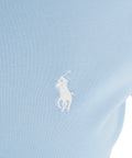 Polo con logo ricamato #blu