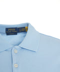 Polo con logo ricamato #blu