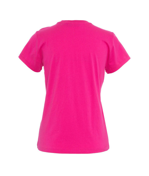 T-shirt con logo ricamato #pink