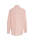 Camicia a righe oversize #rosa