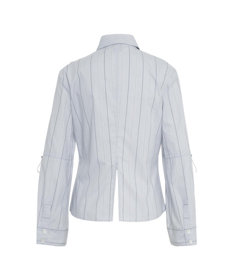 Camicia in popeline 'Davvero' #grigio