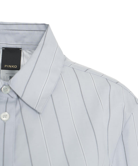 Camicia in popeline 'Davvero' #grigio