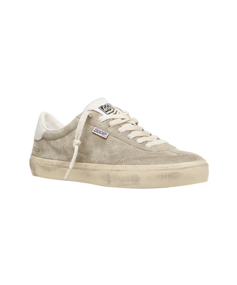 Sneakers in pelle scamosicata 'Soul Star' #grigio