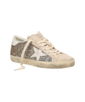 Sneakers con glitter 'Super Star Classic' #bianco