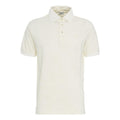 Polo con logo ricamato #bianco