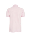 Polo con logo ricamato #rosa