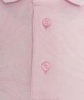 Polo con logo ricamato #rosa