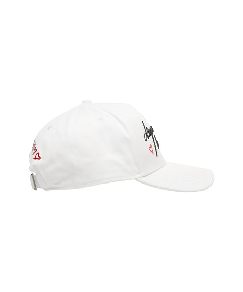 Cappellino da baseball con logo #bianco