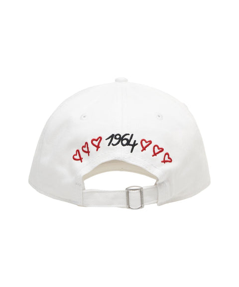 Cappellino da baseball con logo #bianco