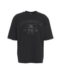 T-shirt con scritta logo #nero