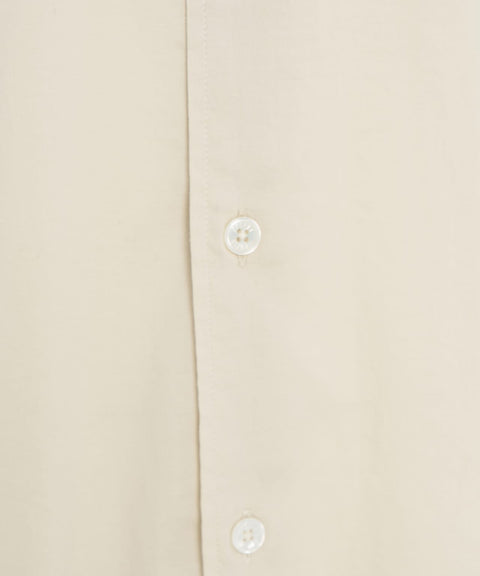 Camicia in cotone fine #beige