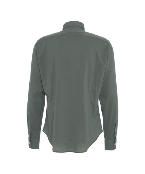 Camicia in cotone fine #verde