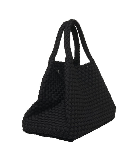 Borsa a mano in neoprene 'Di Nero Medium' #nero