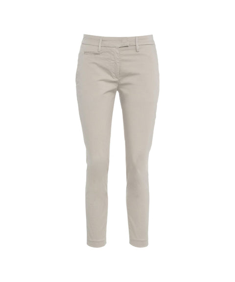 Pantaloni chino cropped 'Perfect Slim' #grigio