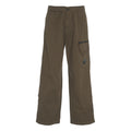 Pantaloni cargo con patch logo #oliva