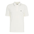 Polo in stretch piquet #bianco