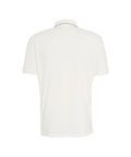 Polo in stretch piquet #bianco