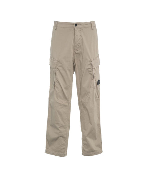 Pantaloni cargo con patch logo #grigio