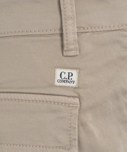 Pantaloni cargo con patch logo #grigio