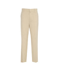 Pantaloni loose fit in misto lana #beige