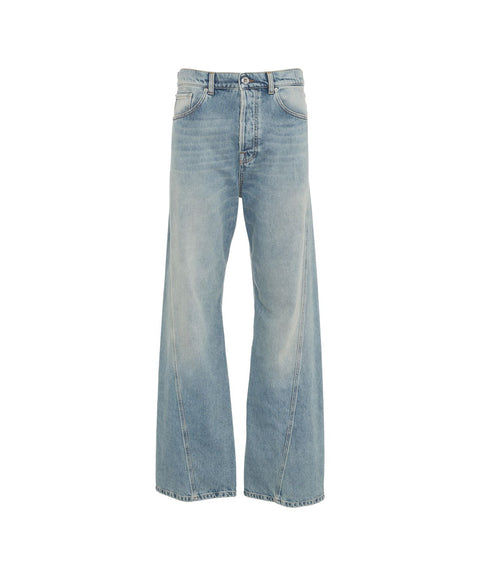 Loose fit jeans #blu