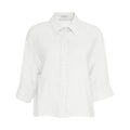 Camicia in misto modal #bianco