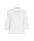 Camicia in misto modal #bianco