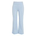 Pantaloni svasati con motivo a quadri #blu