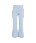 Pantaloni svasati con motivo a quadri #blu