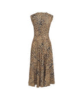 Abito maxi animalier 'Grace' #giallo