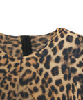 Abito maxi animalier 'Grace' #giallo