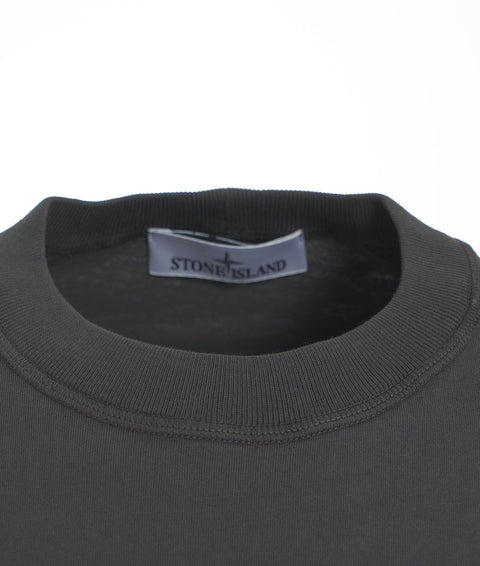 T-shirt con dettagli logo #grigio