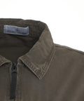 Overshirt in cotone #marrone