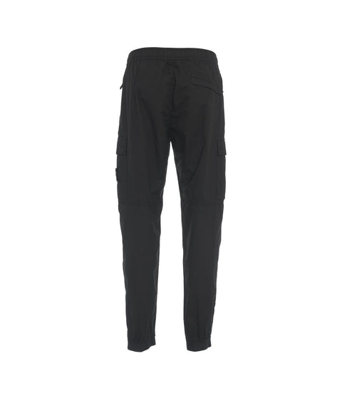 Pantaloni cargo con dettaglio logo #nero