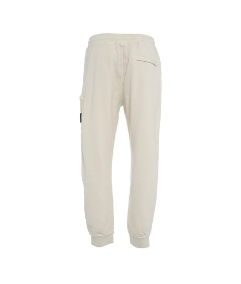 Pantaloni da jogging con dettagli logo #beige